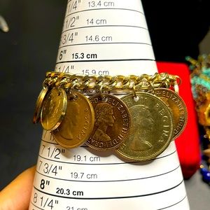 Vintage 1960’s War coin Bracelet